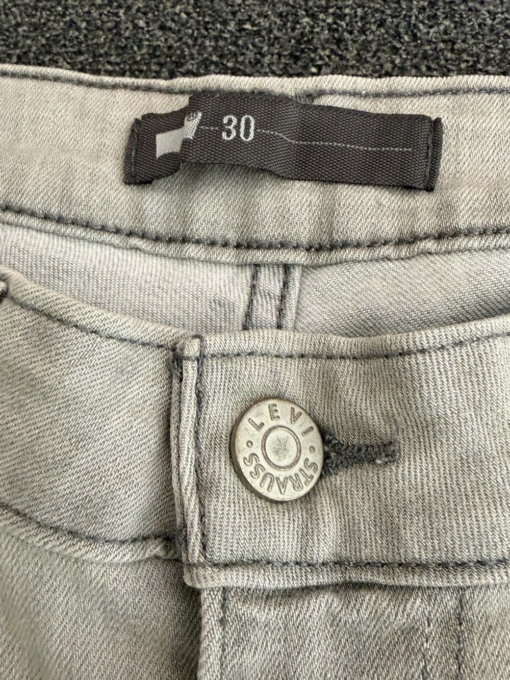Levi's Women's Light Beige Skinny Jeans black Tab - Picture 9 of 13